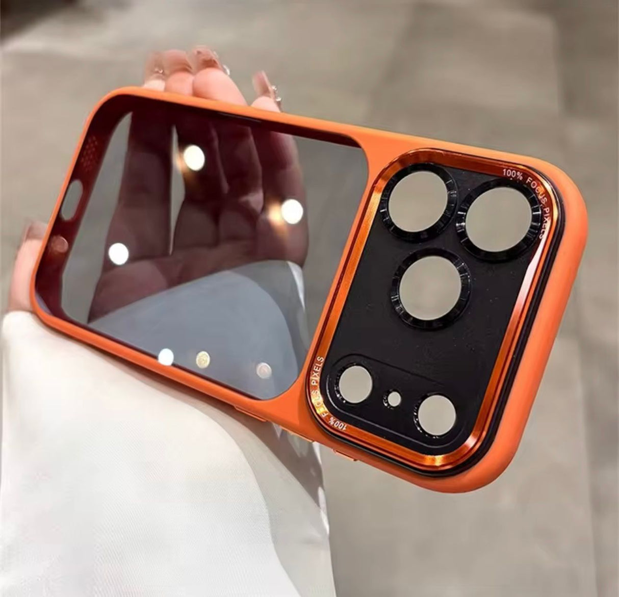 iPhone 17 Pro Full Transparent Shockproof Protection Case Cover