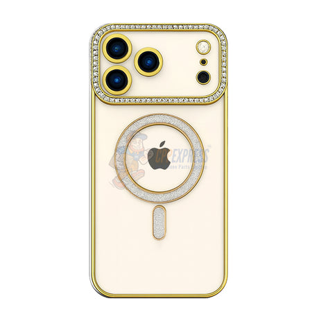 iPhone 17 Pro Max Diamond Magsafe Shockproof Protective Case Cover