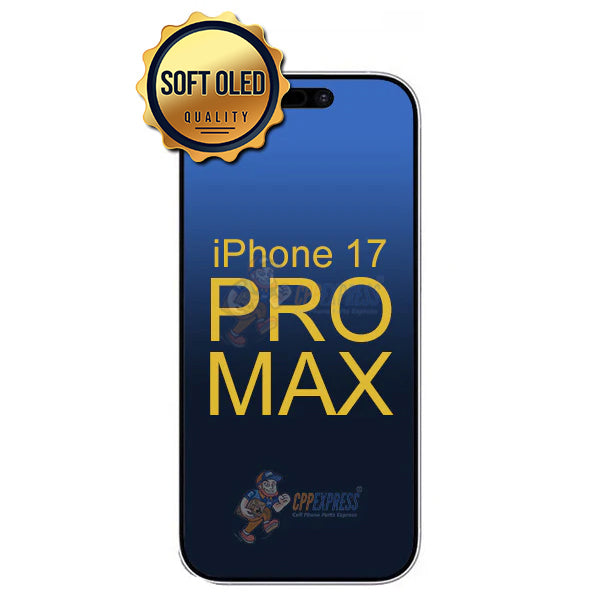 iPhone 17 Pro Max - SL Soft OLED 120Hz Display Touch Screen Digitizer Assembly - Black