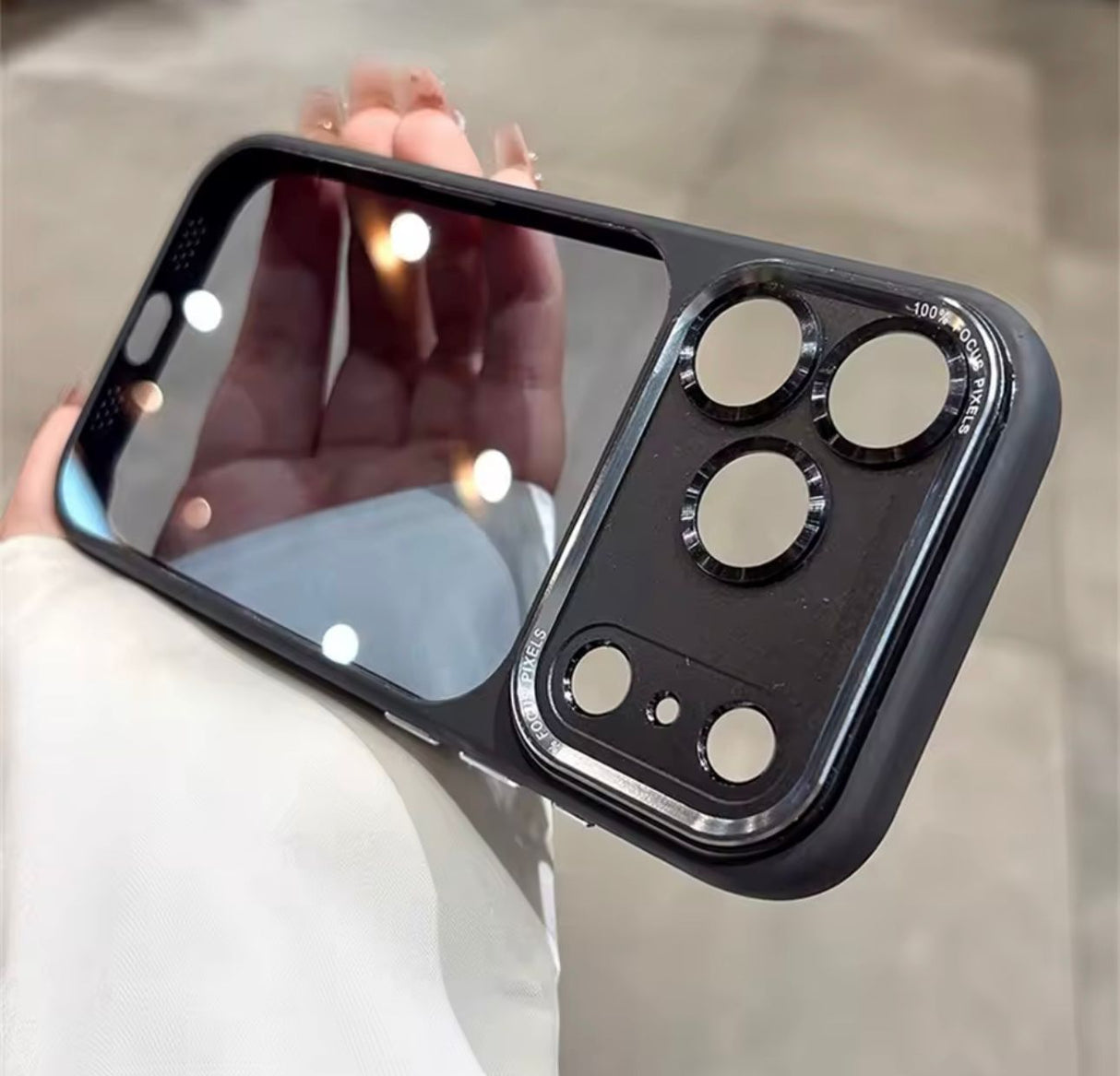 iPhone 17 Pro Max Full Transparent Shockproof Protection Case Cover