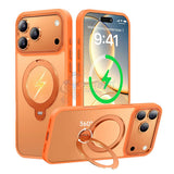 iPhone 17 Pro Max Magsafe Shockproof Case With 360 Rotating Stand