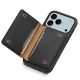 iPhone 17 Pro Max Wallet Flip Card Holder Kickstand Case Cover