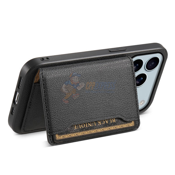 iPhone 17 Pro Max Wallet Flip Card Holder Kickstand Case Cover