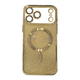 iPhone 17 Pro Max ShockProof 2 In 1 Glitter Magsafe Protective Case Cover