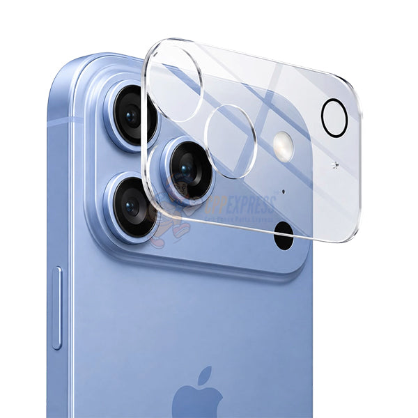 iPhone 18 Pro - Rear Back Camera Full Tempered Glass - Clear Series