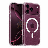 iPhone 18 Pro Glitter Magsafe ShockProof Protective Case Cover