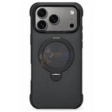iPhone 18 Pro Shockproof Magnetic 360 Invisible Stand Holder Case