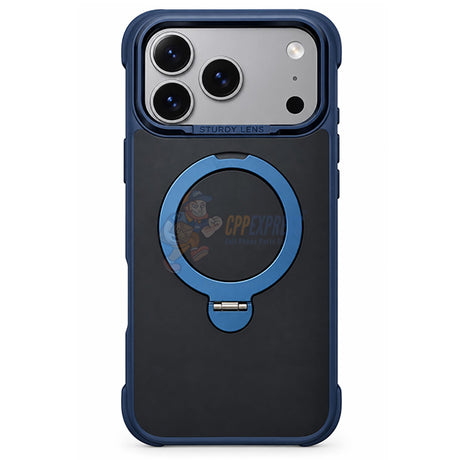 iPhone 18 Pro Max Shockproof Magnetic 360 Invisible Stand Holder Case