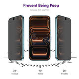 iPhone 18 Pro Max Tempered Glass Screen Protector - Privacy Series