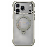 iPhone 18 Pro Shockproof Magnetic 360 Invisible Stand Holder Case