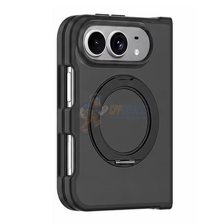 iPhone Duo Integrated Side Folding Stand Case Protective Shockproof Cover Clear