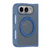 iPhone Duo Integrated Side Folding Stand Case Protective Shockproof Cover Clear
