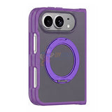 iPhone Duo Integrated Side Folding Stand Case Protective Shockproof Cover Clear