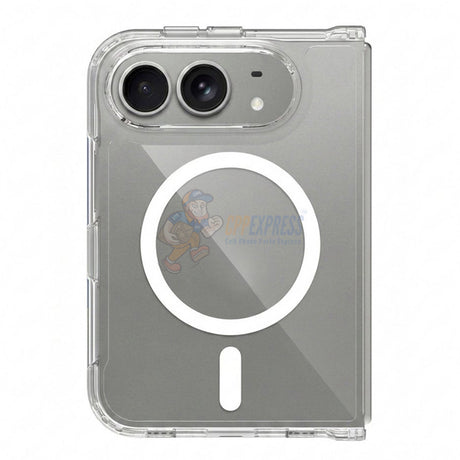 iPhone Duo Matte MagSafe Magnetic Shockproof Protective Case Cover - Clear