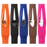 iPhone Pocket 3D-Knitted Handholding Smart Mini Bag - Short Rope