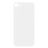 iPhone SE 2020 Battery Back Door Glass Cover With Big Camera Hole - White