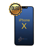 iPhone X - Soft OLED Display Touch Screen Digitizer Assembly (GX) Black