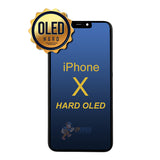 iPhone X - Hard OLED Display Touch Screen Digitizer Assembly (HEX) Black