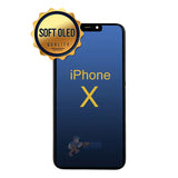 iPhone X - Soft OLED Display Touch Screen Digitizer Assembly (GX) Black