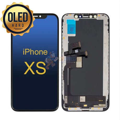 iPhone XS - Hard OLED Display Touch Screen Digitizer Assembly (HEX) Black