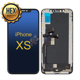 iPhone XS - Hard OLED Display Touch Screen Digitizer Assembly (HEX) Black