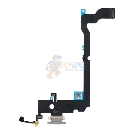 iPhone XS Max Charging Port Dock Connector Flex Cable - White