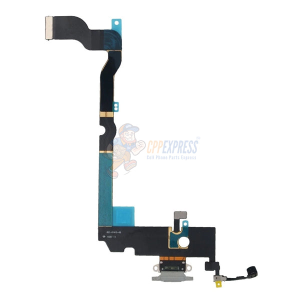 iPhone XS Max Charging Port Dock Connector Flex Cable - White