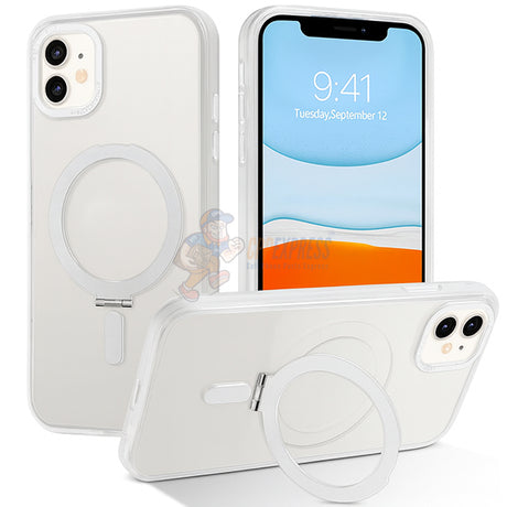 iPhone 11 Shockproof Magnetic Case With Invisible Stand Holder