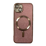 iPhone 14 Plus  / iPhone 15 Plus ShockProof 2 In 1 Glitter Magsafe Protective Case Cove