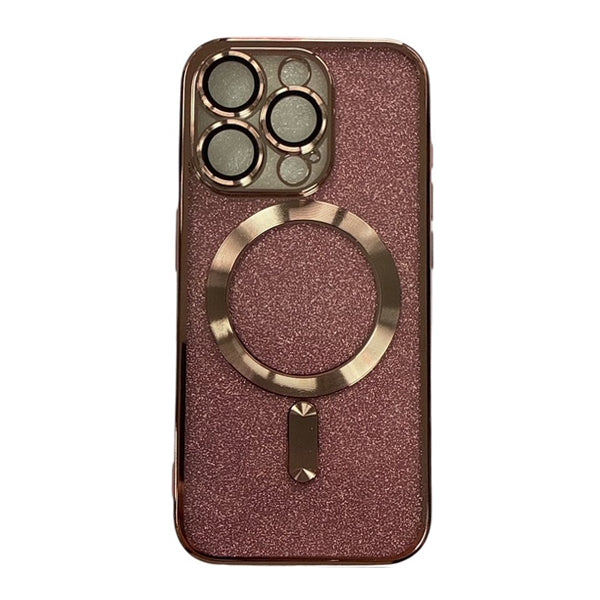 iPhone 14 Pro ShockProof 2 In 1 Glitter Magsafe Protective Case Cover