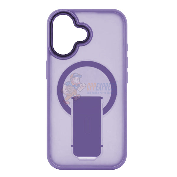 iPhone 16 Plus Magsafe with Rectangular Stand ShockProof Magnetic Case Cover