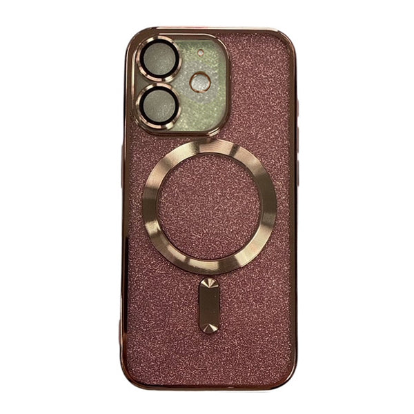iPhone 16 Plus ShockProof 2 In 1 Glitter Magsafe Protective Case Cover