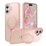 iPhone 16 Plus Shockproof Magnetic Case With Invisible Stand Holder