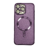 iPhone 16 Pro Max ShockProof 2 In 1 Glitter Magsafe Protective Case Cover