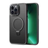 iPhone 16 Pro Max Shockproof Magnetic Case With Invisible Stand Holder