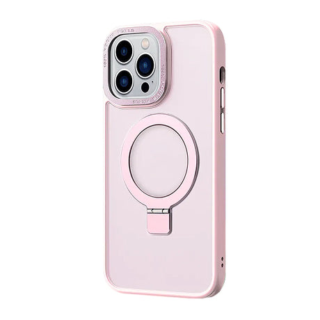 iPhone 16 Pro Max Shockproof Magnetic Case With Invisible Stand Holder