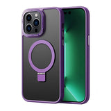 iPhone 16 Pro Max Shockproof Magnetic Case With Invisible Stand Holder