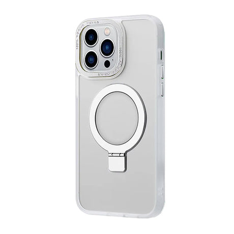 iPhone 16 Pro Max Shockproof Magnetic Case With Invisible Stand Holder