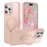 iPhone 16 Pro Shockproof Magnetic Case With Invisible Stand Holder