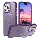 iPhone 16 Pro Shockproof Magnetic Case With Invisible Stand Holder