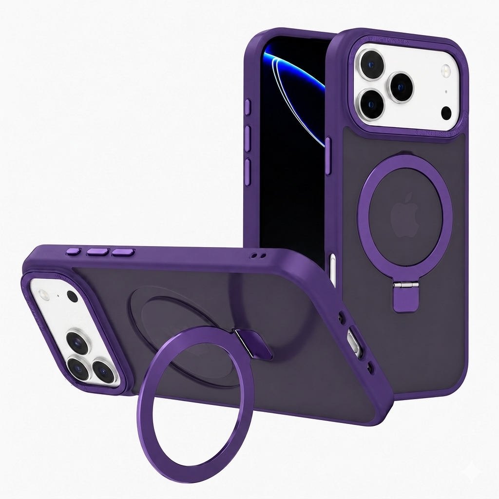iPhone 17 Pro Magsafe Magnetic MagSafe Case Cover With Stand