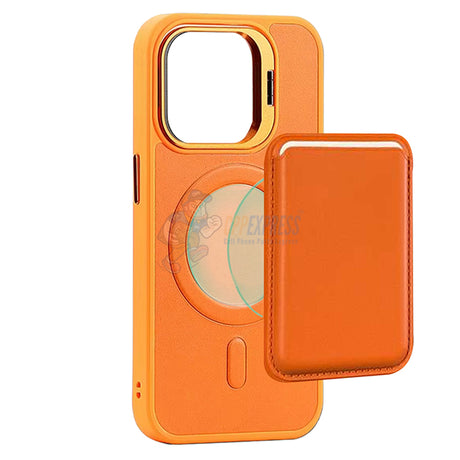 iPhone 17 Pro Shockproof MagSafe Case with Wallet Card Cover Cover