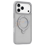 iPhone 18 Pro Max Shockproof Magnetic Case With Invisible Stand Holder