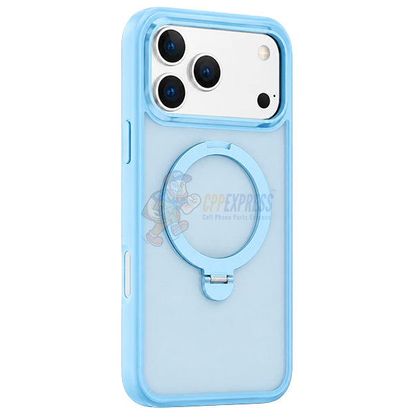 iPhone 18 Pro Max Shockproof Magnetic Case With Invisible Stand Holder
