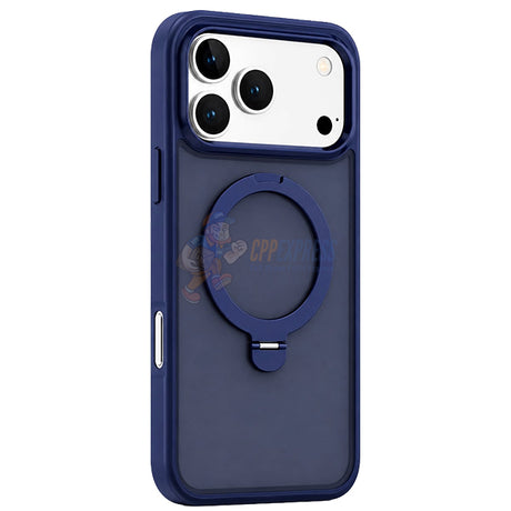 iPhone 18 Pro Max Shockproof Magnetic Case With Invisible Stand Holder