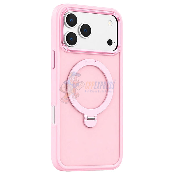 iPhone 18 Pro Max Shockproof Magnetic Case With Invisible Stand Holder