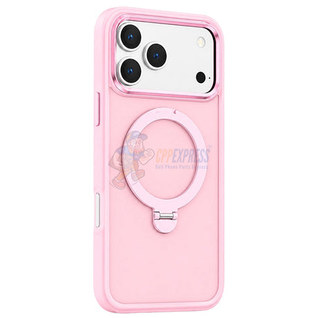 iPhone 18 Pro Max Shockproof Magnetic Case With Invisible Stand Holder